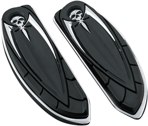 Driver And Passenger Floorboard Covers Black, 1, nordicamoto.ro