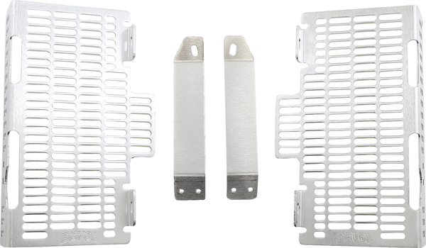 Radiator Guard Brushed Aluminum, 4, nordicamoto.ro