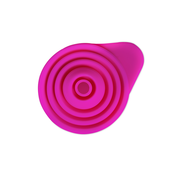 Collapsible Silicone Funnel Pink -0