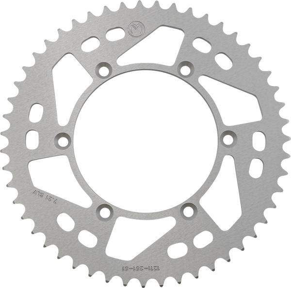 MOOSE RACING Rear Aluminum Sprocket Silver, 3, nordicamoto.ro