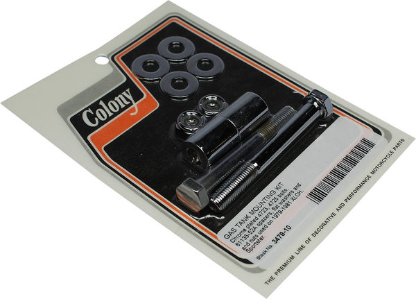 Gas Tank Mounting Kit Chrome Plated, 1, nordicamoto.ro