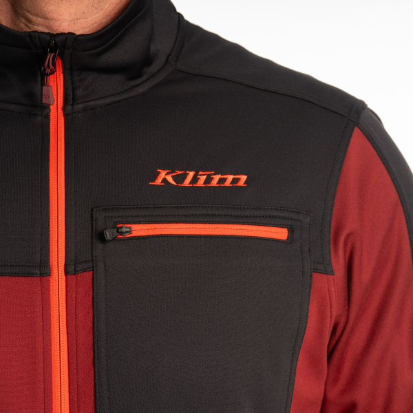 Geaca Snowmobil Klim Glacier Mid Layer Black-30