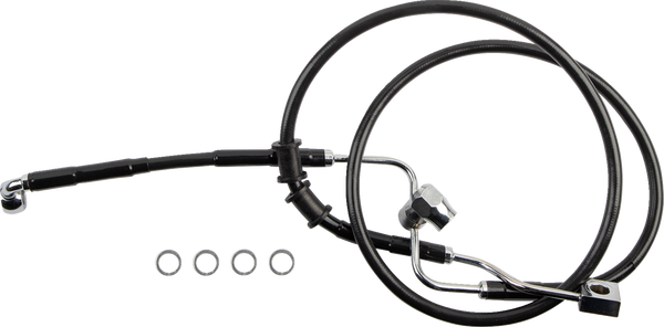 Rear Brake Line Black, 1, nordicamoto.ro