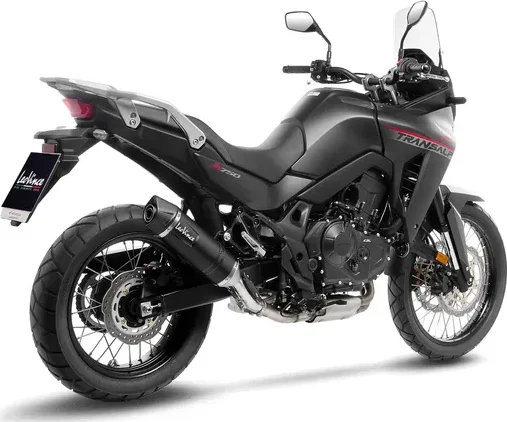 Tobă de eșapament LeoVince LV One Evo Black Edition Slip-On pentru Honda XL750 Transalp (2023-2025), 2, nordicamoto.ro
