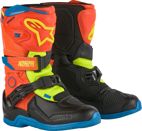 Cizme Copii Alpinestars Tech 3s Orange/Blue/Yellow-63de06f9cc421becc83b479fe6abbf08.webp