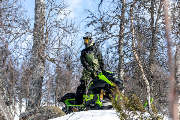 AMOQ Dynamic Monosuit Black/Military Green/Hivis XS-1