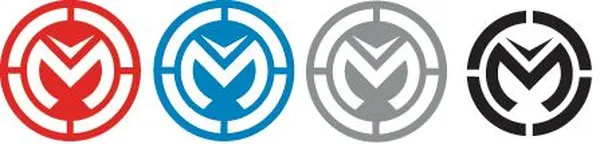 MOOSE RACING Moose Decal Black, Blue, Gray, Red 