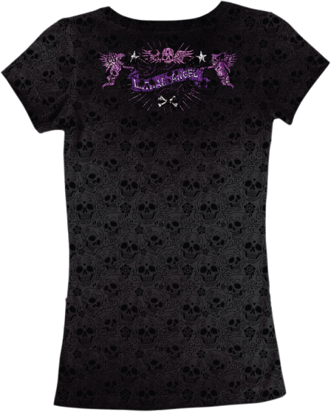 Women's Day Of The Dead Gun T-shirt Black M, 1, nordicamoto.ro