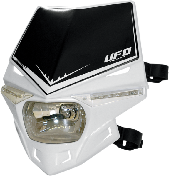 Two-piece Stealth Headlight System White 