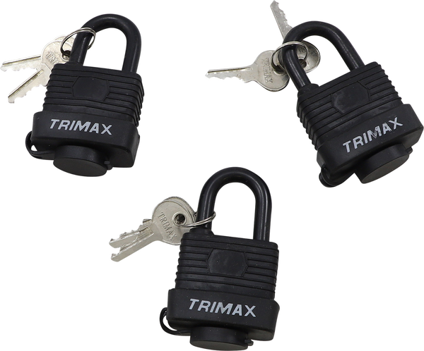 Weatherproof Padlock Black, 1, nordicamoto.ro