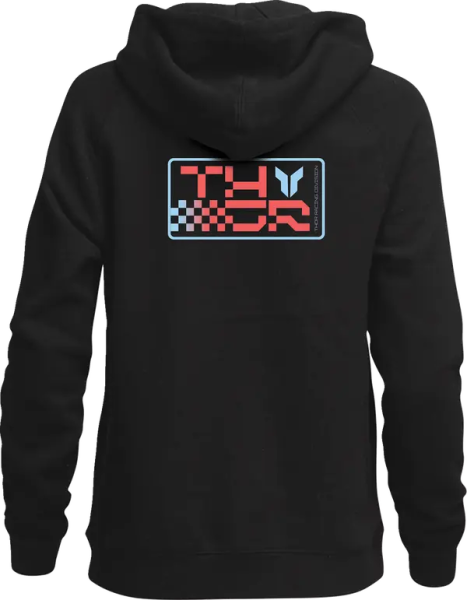 Womens Vantage Zip-up Hoodie Black -1