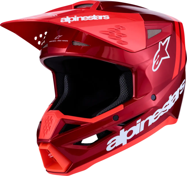 Casca Alpinestars SM3 Radium Rosu/Alb XS, 1, nordicamoto.ro