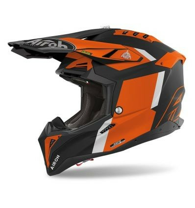 Casca Airoh Aviator 3 Glory Orange Matt-0