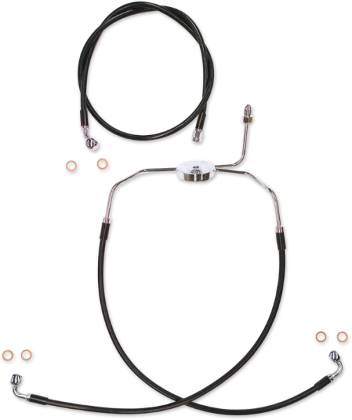Line Brake Kit Xr Blk Black, Chrome, 1, nordicamoto.ro