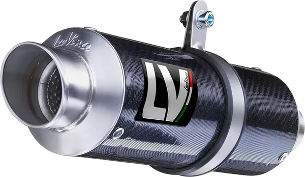 Tobă de eșapament LeoVince GP Corsa Slip-On din fibră de carbon pentru motociclete, 1, nordicamoto.ro