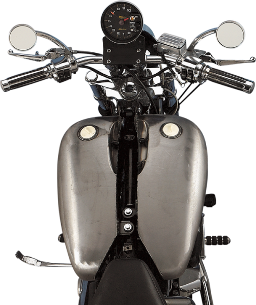 2(r) Extended Two-piece Flat-side Gas Tank Raw, 2, nordicamoto.ro