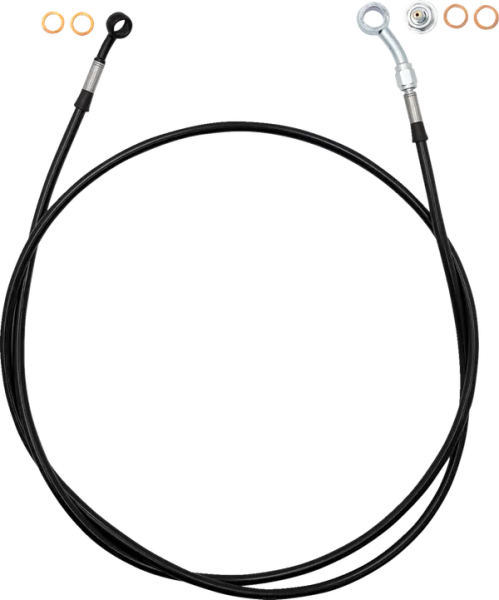 Ez Install Brake Line Black, Clear Pvc Coating, 1, nordicamoto.ro