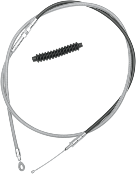 High-efficiency Braided Stainless Steel Clutch Cable Silver Standard, 1, nordicamoto.ro