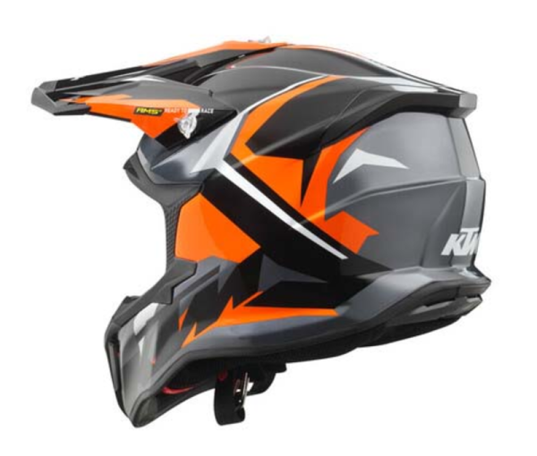 Casca KTM STRYCKER Gray/Orange/Black-0