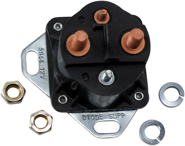 Starter Relay Switch Black, 1, nordicamoto.ro