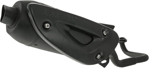 Naraku Traffic Full Exhaust System Black, 1, nordicamoto.ro