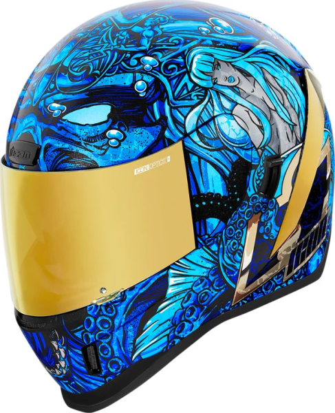 Casca Icon Airform™ Ships Company Black/Blue/Gold S, 1, nordicamoto.ro