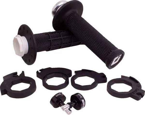 Micro-x Half-waffle V2 Lock-on Grips Black -0