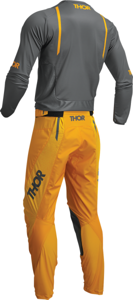 Tricou Thor Pulse Mono Gray/Yellow-2