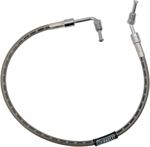 Stock-length Rear Brake Line Silver Standard, 1, nordicamoto.ro