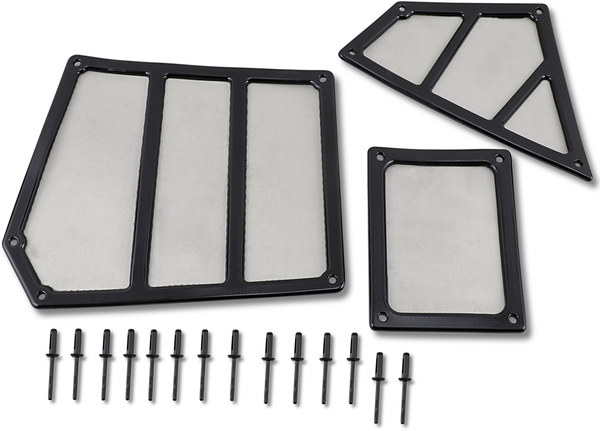 Hot Air Elimination Kit Black, 2, nordicamoto.ro