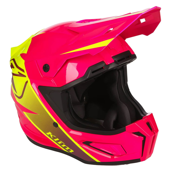 Casca Snowmobil Klim T1 Freeride ECE Descent Pink Glow-24