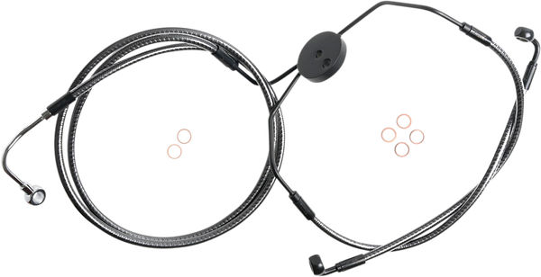 Karbonfibr Lower Brake Line Silver, Carbon Fiber, Karbonfibr Standard, 1, nordicamoto.ro