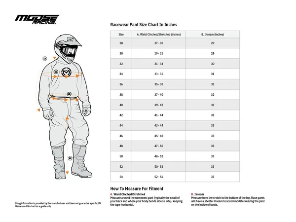 Pantaloni Moose Racing Sahara™ Orange/Black-0