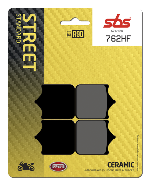Hf Street Ceramic Organic Brake Pads, 1, nordicamoto.ro