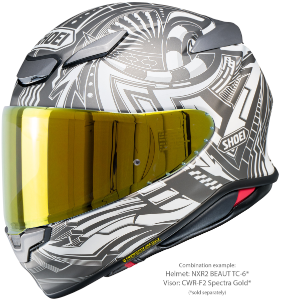 Casca integrala SHOEI NXR2 BEAUT TC-6 Negru/Gri/Alb Mat XXL-5