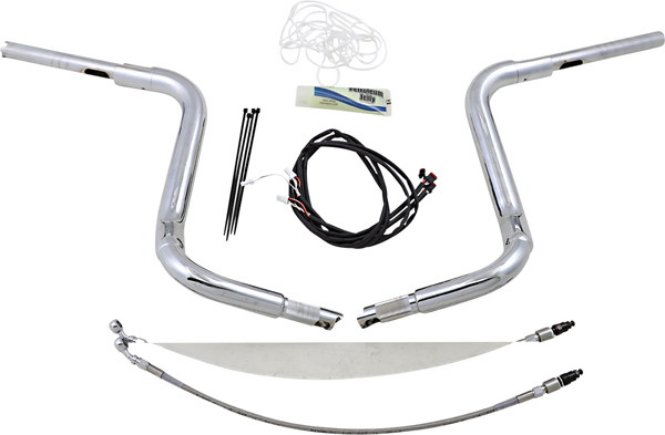 1-1/2(r) Ez Install Rounded Top Handlebar Kit Silver, 2, nordicamoto.ro