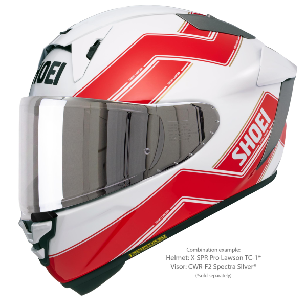 Casca Integrala SHOEI X-SPR PRO LAWSON TC-1 Rosu/Alb XS, 7, nordicamoto.ro