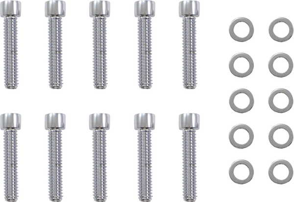 Bolt Kit Chrome, Polished, 1, nordicamoto.ro