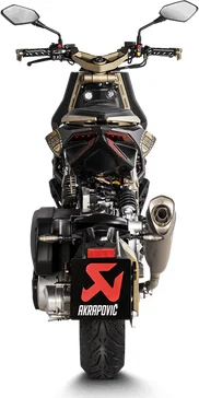 Slip-on Line Muffler Scooter Titanium Look -2