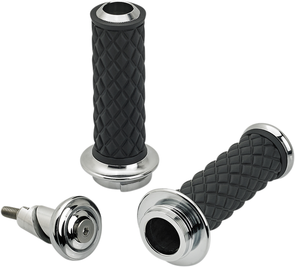 Alumicore Grips Silver, 1, nordicamoto.ro