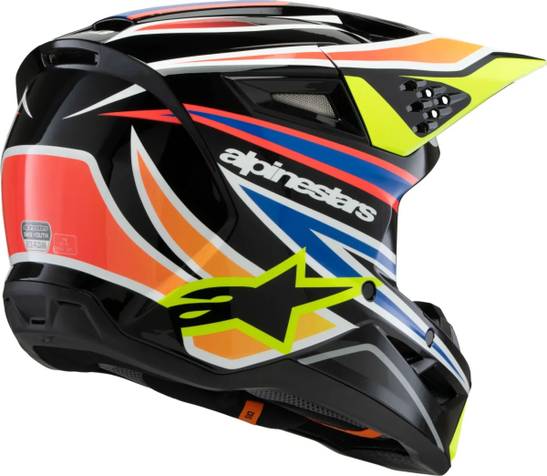 Casca Copii Alpinestars S-M3 Wurx Black/Blue/Yellow-2