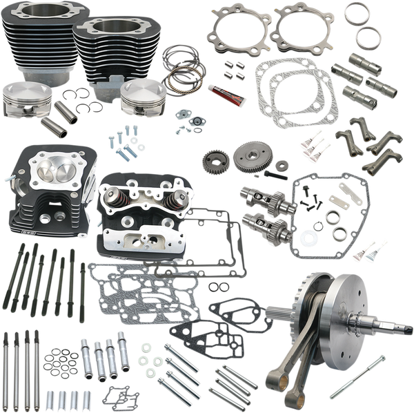 124(r) Hot Set Up® Engine Performance Kit Black, Powder Coated, 1, nordicamoto.ro