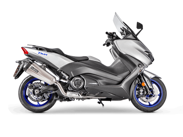Racing Line Full Exhaust System Scooter Silver, Black -0