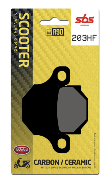 Hf Street Ceramic Organic Brake Pads, 2, nordicamoto.ro