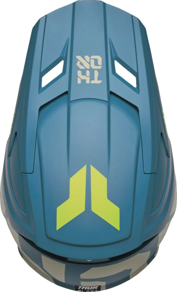 THOR Youth Fleet Forge Helmet Yellow, Blue -1