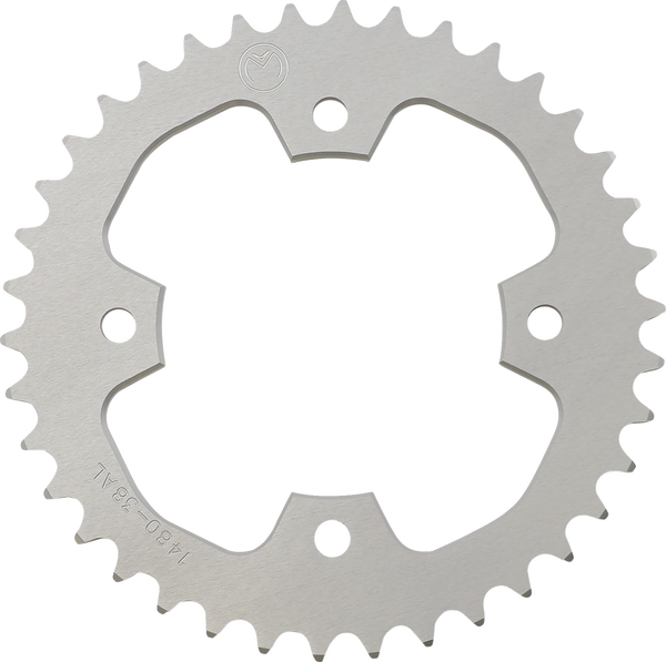 MOOSE RACING Aluminum Rear Sprocket Atv Silver -0