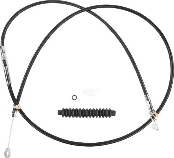 High-efficiency Black Vinyl Clutch Cable Black Standard, 1, nordicamoto.ro
