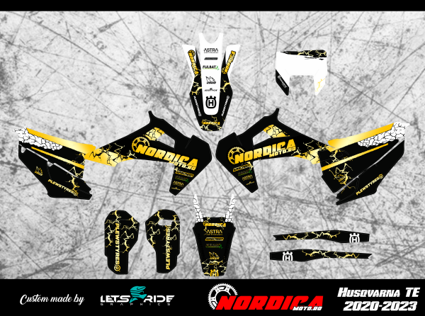 Kit stickere NordicaMoto Husqvarna TE 20-23