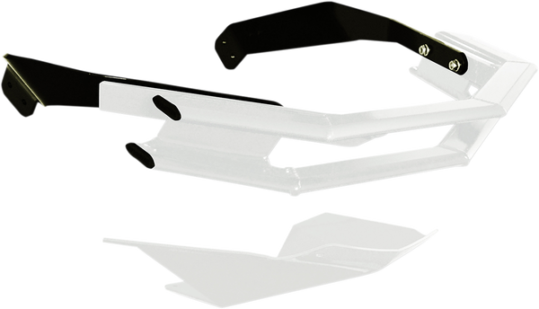 Double Bar Rugged Series Front Bumper White, 3, nordicamoto.ro