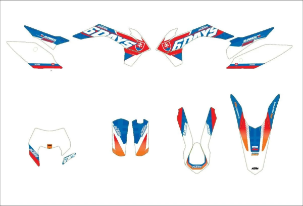 SLOVAKIA SIX DAYS GRAPHICS KIT, 1, nordicamoto.ro